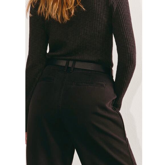 NWOT Everlane The Utility Barrel Pant in Buttersoft Black Size 16 - Picture 3 of 8